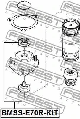 Repair Kit, suspension strut support mount