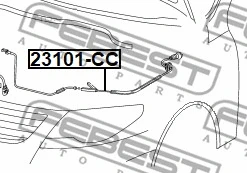 Bonnet Cable (23101-CC)