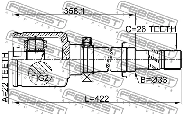 Joint Kit, drive shaft