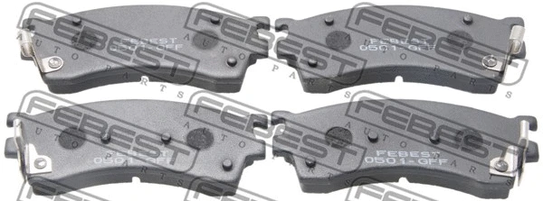 Brake Pad Set, disc brake (0501-GFF)