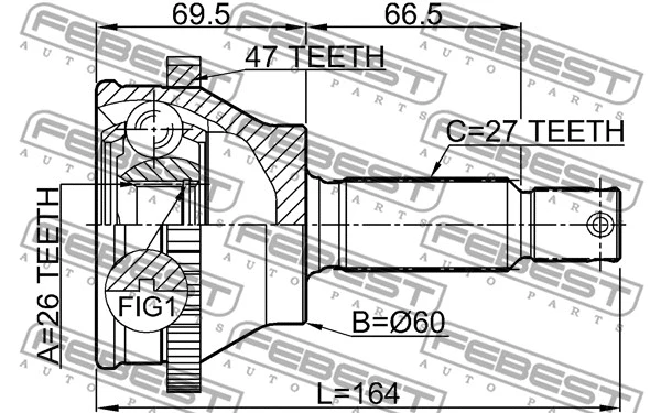 Joint Kit, drive shaft
