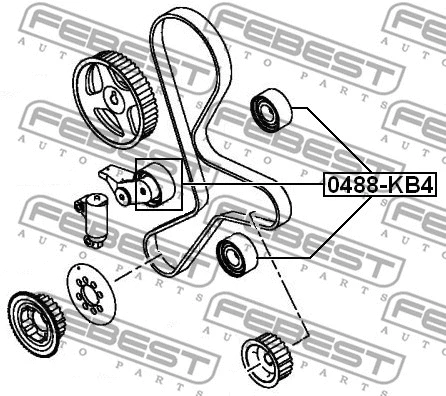 Deflection/Guide Pulley, timing belt
