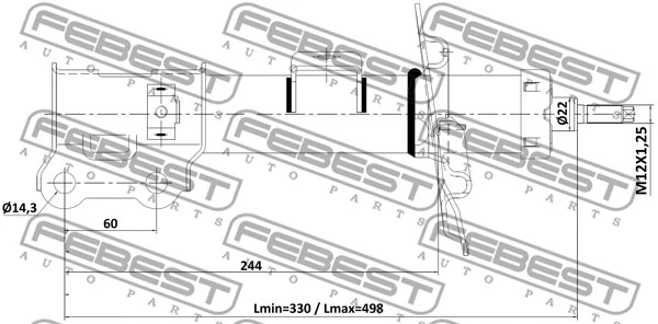 Shock Absorber (22110-004FR)