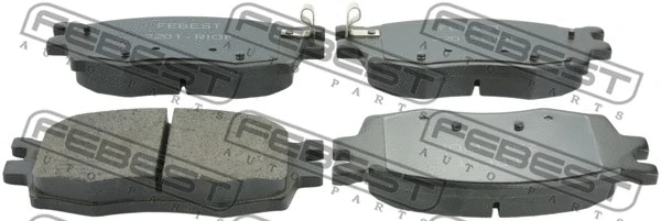 Brake Pad Set, disc brake (2201-RIOF)