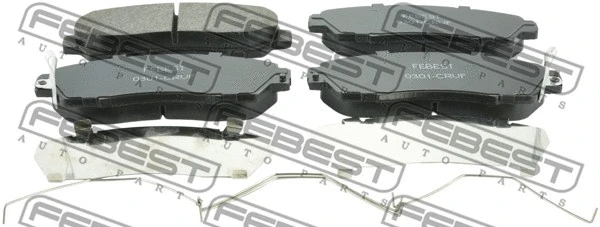 Brake Pad Set, disc brake (0301-CRVF)