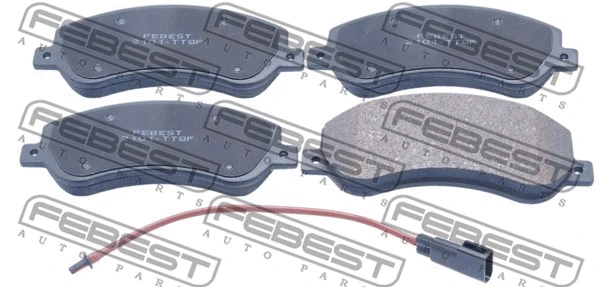 Brake Pad Set, disc brake (2101-TT9F)