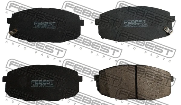 Brake Pad Set, disc brake (1201-CRETF)