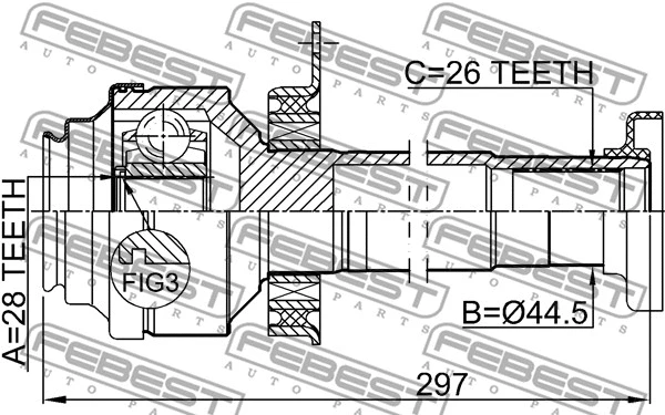 Joint Kit, drive shaft