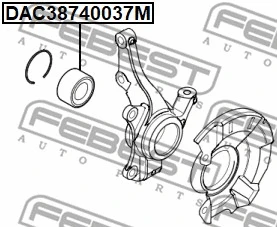 Wheel Bearing (DAC38740037M)