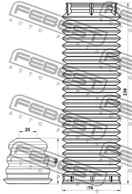 Dust Cover Kit, shock absorber