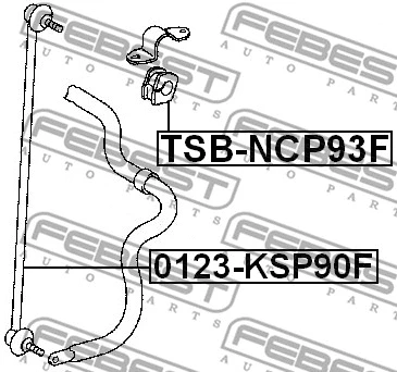 Mounting, stabiliser bar