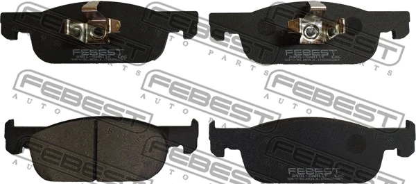 Brake Pad Set, disc brake (2401-SANIIF)