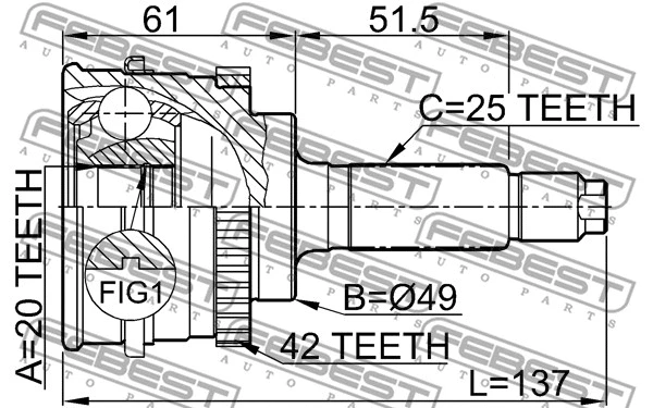 Joint Kit, drive shaft