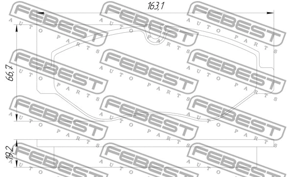 Brake Pad Set, disc brake
