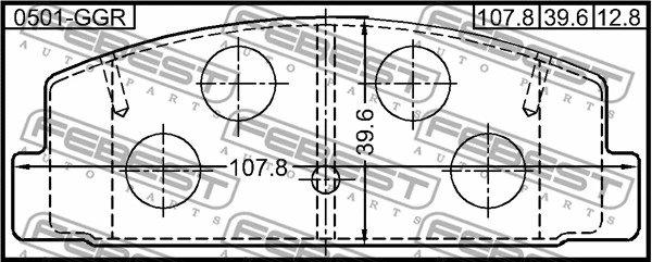 Brake Pad Set, disc brake