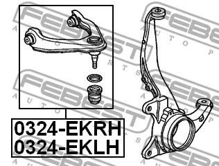 Control/Trailing Arm, wheel suspension