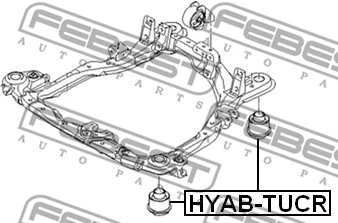 Bushing, axle beam