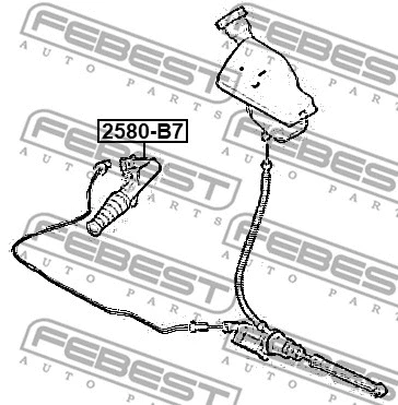 Slave Cylinder, clutch (2580-B7)