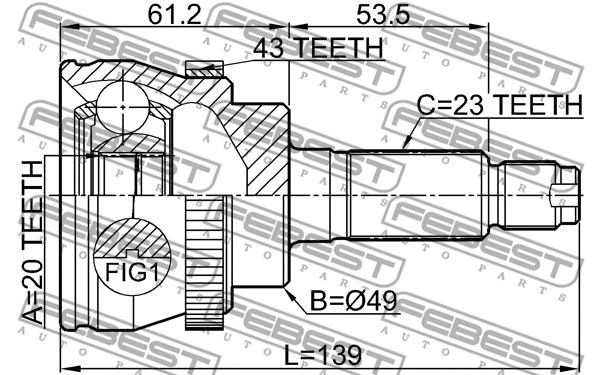 Joint Kit, drive shaft