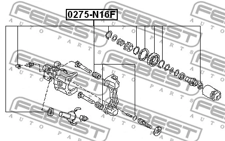 Repair Kit, brake caliper
