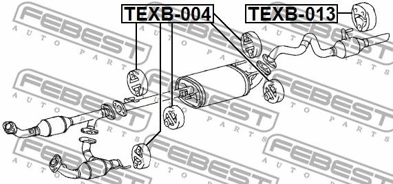 Mounting Kit, exhaust system