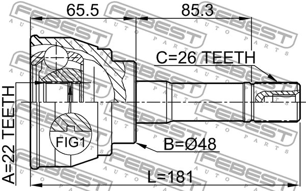 Joint Kit, drive shaft