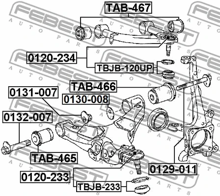 Caster Shim, axle beam