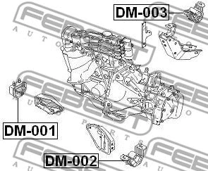 Mounting, engine