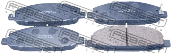 Brake Pad Set, disc brake (0201-E25F)
