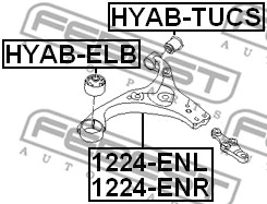 Control/Trailing Arm, wheel suspension