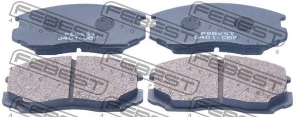 Brake Pad Set, disc brake (0401-CBF)
