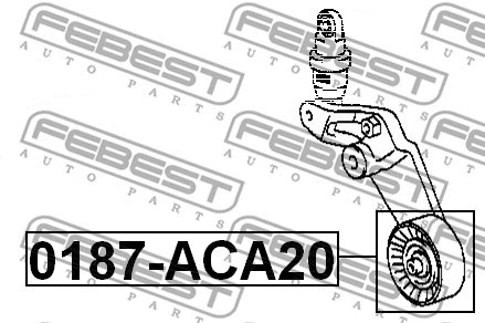 Tensioner Pulley, V-ribbed belt
