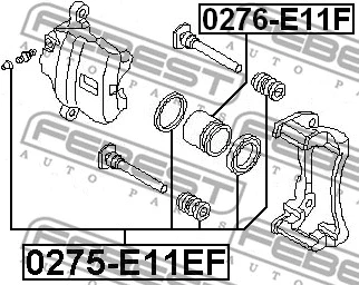 Repair Kit, brake caliper