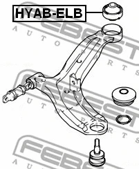 Mounting, control/trailing arm