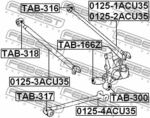 Control/Trailing Arm, wheel suspension