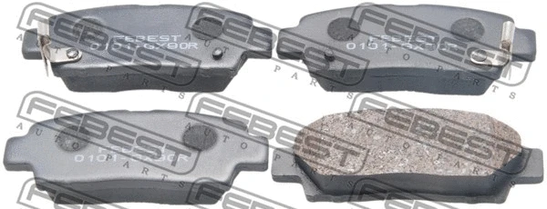Brake Pad Set, disc brake (0101-GX90R)