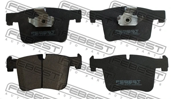 Brake Pad Set, disc brake (1901-F25F)