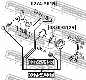 Guide Bolt, brake caliper