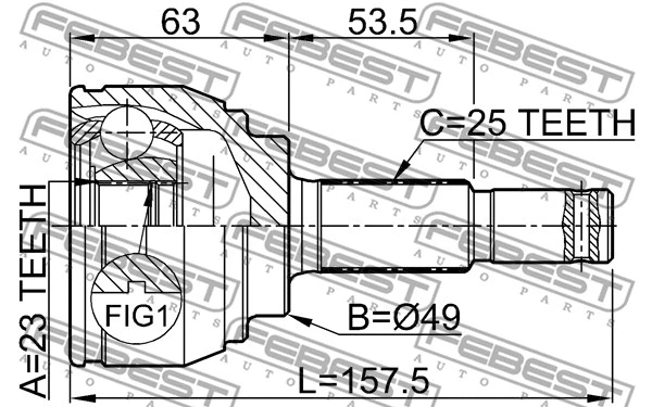 Joint Kit, drive shaft