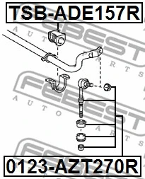 Mounting, stabiliser bar