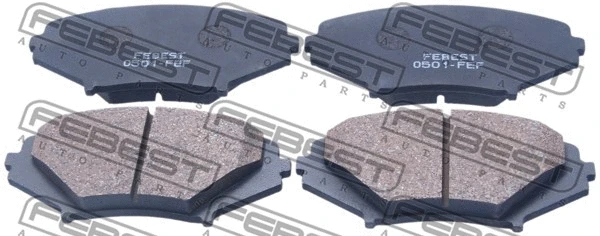 Brake Pad Set, disc brake (0501-FEF)