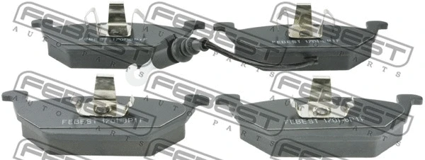 Brake Pad Set, disc brake (1701-8P1F)