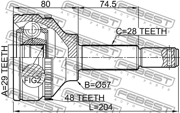 Joint Kit, drive shaft