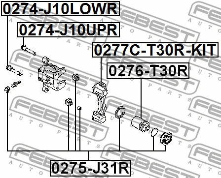 Piston, brake caliper