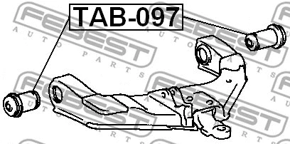 Mounting, control/trailing arm