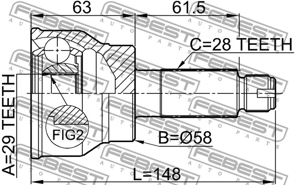 Joint Kit, drive shaft
