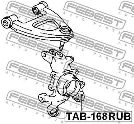 Mounting, control/trailing arm