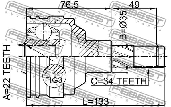 Joint Kit, drive shaft