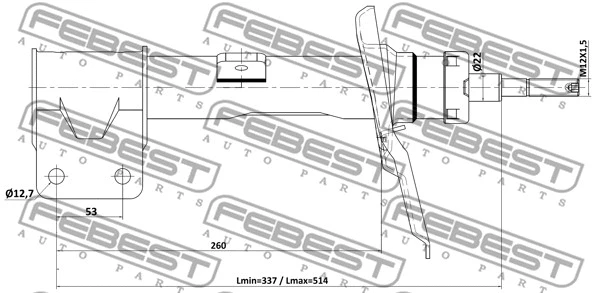 Shock Absorber (25110-008FR)