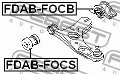 Mounting, control/trailing arm